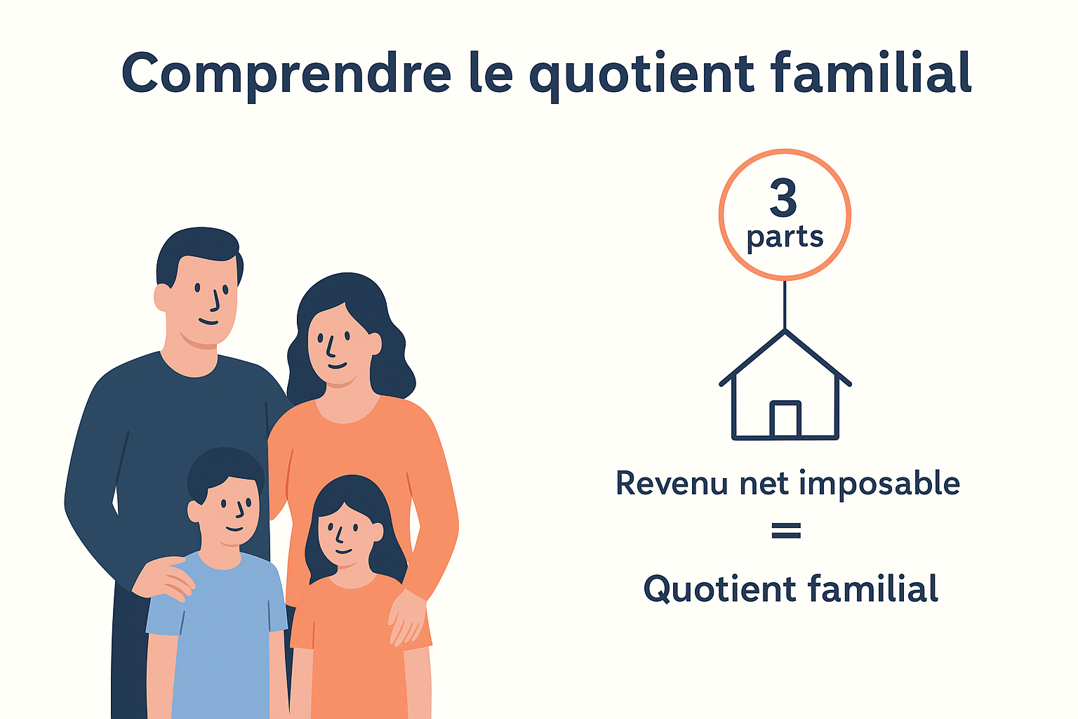 Illustration du quotient familial
